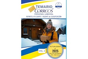 TEMARIO de CORREOS: Parte 2: Temario completo de correos: INCLUYE: Actualizaciones, tarifas, glosarios, casos prácticos y psicotécnicos y...¡30 ... INCLUYE GLOSARIOS, TEST Y... ¡MUCHO MÁS!)