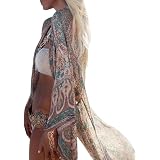 Copricostume Mare Donna Lungo Estate - Homebaby Kimono Cardigan Donna  Costume da Bagno Sexy Vestito Lungo Boho Tunica Etnica Abito da Spiaggia  Bikini Cover Up Camicia Kaftan Top : Amazon.it: Abbigliamento