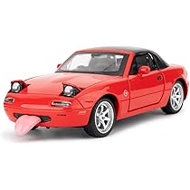 Matchbox Mazda MX-5 Miata Die-Cast Car - Orange, City 35/100 Series - View #10