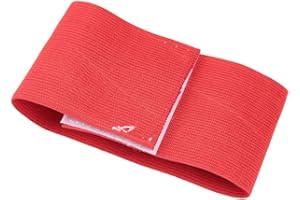 ‎EMMEXX Vgeby1 Kapitänsbinde, Armbinde Sportarmband Armbänder Für Fußball Eishockey Rugby Netball Tennis Basketball(Rot) Armbinde Rot