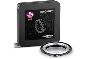 K&F Concept Adatto per Anello Adattatore per Obiettivo NIK-EOS Adatto per Anello Adattatore per Obiettivo NIK AI su Fotocamera EOS 1D 1DS Mark II (Manuale))
