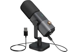 NearStream Condenser Microphone Set, XLR/USB Podcast Microphone with Desktop Mic Stand, Studio Microphone for Gaming,Podcasting,Streaming,Recording,Noise Canceling（AM25X）