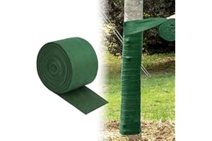 NUTKIT Envoltura Protectora de árboles,Cubierta de Protección de Plantas a Prueba de Invierno,No Tejida Protector de Tronco de árbol para Mantener Las Plantas Calientes e Hidratantes,1Rollo,18cmx10m