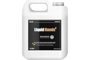 GlasGarten Liquid Humin+ | 5 L/ 5000ml – Huminstoffe in der Flasche. Verbesserung des Immunsystems der Tiere & Stabilisierung des pH-Werts - Schutz vor pH-Sturz