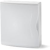 FAMATEL &ndash; Nuova Surface Cabinet | IP40 | 24 Elements | 351 x 305 x 112 mm | Opaque Door | Grey, White