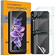 NEWZEROL 3 Pezzi Compatibile per Samsung Galaxy Z Flip 3 5G Pellicola Salvaschermo + Pellicola Protettiva per la Schiena，[Cop