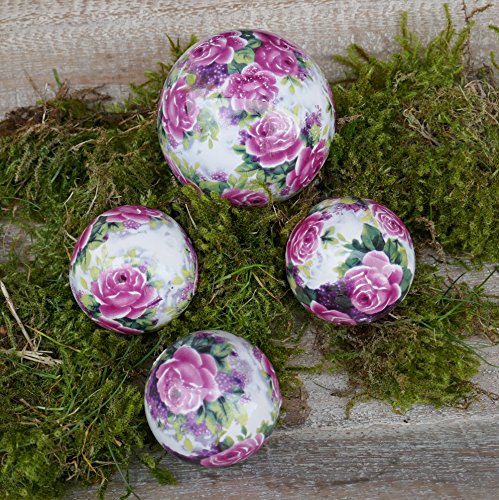 Schwimmkugeln Rose Set4 - 4