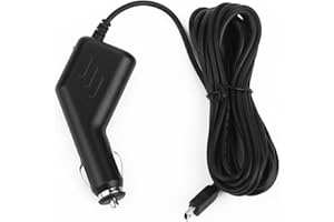 Car Charger Mini USB Cable-Amacam CC3. Long Cable 3.5 Metres with Straight Mini USB Connector. Suitable For Dash Cameras Sat Navs Tom Tom and Other Android Devices. Premium Power Charging Lead.