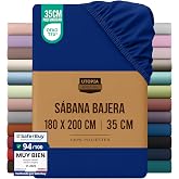 Utopia Bedding Fitted Sheet 180 x 200 cm - Royal Blue | Oeko Tex Certified - Brushed Polyester Microfiber - 35cm Deep Pocket