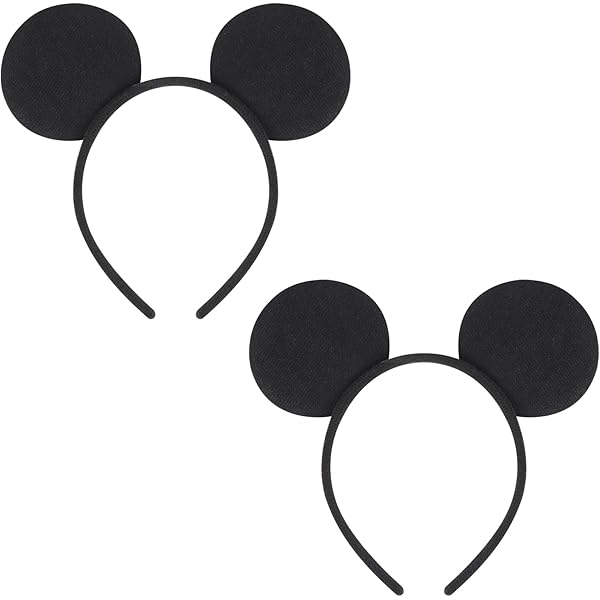 Fasce Da Principessa Con Orecchie Da Topo - 2 Pezzi, Con Fiocco - Per Feste E Halloween - Foto 11