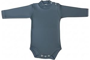 BABIDU Body Bebé Manga Larga 100% Algodón, Body De Bebé Cuello Cisne Suave, Tejido Transpirable Hipoalergénico Para Pieles Sensibles, Ropa Unisex Para Recién Nacido Niño Y Niña