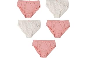 EX-BHS Girls BHS 5 Pack 100% Pure Cotton Briefs 2-12 Years Knickers Underwear