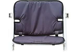 Aveanit Compatible High Chair Seat Cushion for Safety 1st. Timba, Baby Set Pillow Cover (Dark Gray - Waterproof Fabric) 2 Pieces Set