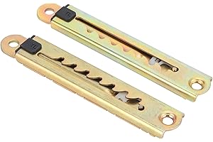 NAROOTE Regulowany zawias do podnoszenia, zawias do podnoszenia regulowany do regulacji oparcia sofy do mebli dla majsterkowiczów meble do oparcia łóżka(7-biegowa prosta kierownica)