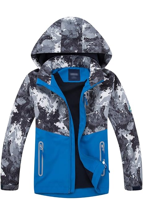 ALXHUTE Veste De Pluie Imperméable Pour Garçons Et Filles