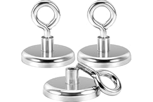 Wukong 72,5 kg (160 lb)mocne magnesy, 3 sztuki mocne magnesy neodymowe, magnes neodymowy 42 mm, magnes wędkarski, magnes wędkarski, ratownictwo rzeczne i garaż.