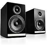 Audioengine HDP6 Passive Bookshelf Speakers - Stereo Speakers For Home Music Listening | 2-Way Powered Speakers (Black)