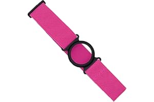 Diasticker® | Freestyle Libre 2 - Fascia da braccio per sensore/Protezione sensori | Flessibile | Fascia protettiva per sensori Freestyle Libre 2 | Anello: Nero (Medium: 25-35 cm, Rosa)
