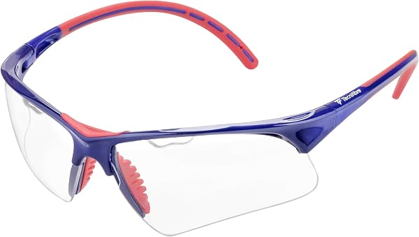 Tecnifibre Gafas de Squash Red Blue Adultos Unisex Rojo/Azul, Talla Única - 1