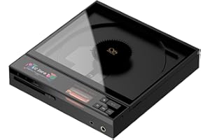 SHANLING EC ZeroT - Reproductor de CD portátil HiFi, el primer reproductor de CD R2R DAC+doble JAN6418 tubos, 768 kHz/32 bits, DSD512, compatible con HD Bluetooth, salida coaxial de 3,5/4,4 mm/línea