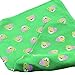 Baby Kids Girls Little Bear Cotton Loop Scarf, Skin-friendly Soft Neck Warmer (Green)