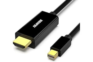 BENFEI Cavo Mini DisplayPort a HDMI 1,8 m, 2 Confezioni cavo da Mini DP a HDMI (compatibile con Thunderbolt) con MacBook Air/Pro, Surface Pro/Dock, monitor, proiettore
