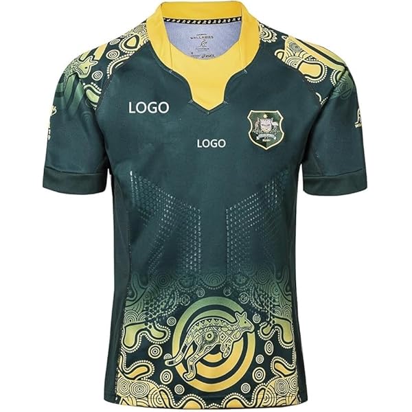 HCOISINI 2023 World Cup RWC Fiji Men's Rugby Shirt Football