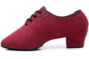 HROYL Scarpe da Ballo Pratica Donna/Bambino/Uomo Professionali per Latino Salsa Caraibico Jazz Danza,238/702
