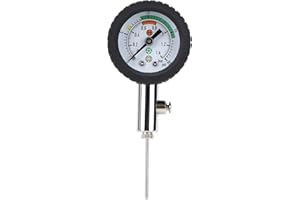 Mikrokos Jauge de Pression de Balle-jauge de Pression de pointeur de Football Portable Table de Mesure de Pression intérieure pour Ballon de Basket-Ball-Volley-Ball