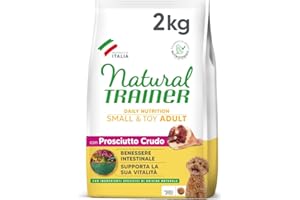 Trainer Natural Cibo per Cani Small and Toy Adult, Prosciutto Crudo, 2 Kg