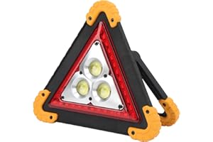 ‎ZJCHAO ZJchao Warndreieck kfz, 8.3in/21cm Warndreieck Auto, IP65 Faltbares Design mit 4 Modi Sicherheitsdreiecke Notfall Weit Verbreitet in Autoreparatur, LKW, Werkstatt, Abenteuer und Pannenhilfe