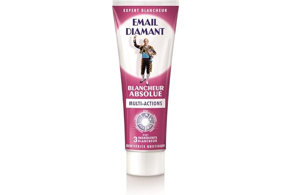 Email Diamant Blancheur Absolue – Dentifrice Blanchissant Multi-actions – Tube de 75ml