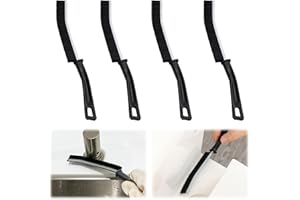 YEJAHY 4PCS Gap Cleaning Brush Crevice Brush - Multifunctional Cleaning Brush - Crevice Cleaning - Hard Bristle Brushes with Long Handles for Kitchen Bathroom Gaps Corner Small Space