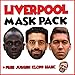Price comparison product image Mane, Salah and Firminho Facemask Pack - Football Face Mask Pack with FREE Jurgen Klopp Mask Party Mask Celebrity Mask
