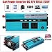 Produktbild 1500 W Power Inverter für Auto DC 12 V auf AC 220 V Auto Power Netzteil mit 2 Ausgänge 4 USB Ladekabel Anschlüsse Digital Display