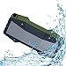 Produktbild POHO Waterproof Bluetooth Speaker with FM Radio, Mic, Aux, Powerful Dual 10W Driver and Enhanced Bass, 20 hours Playtime, Support 256GB Micro SD Card (Green)