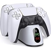 COMSE Ps5 Joystick Charging Stand Charging Station with Indicator 0516