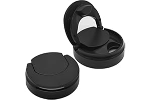 YUR1HELP Flip Top To-Go Deckel Ersatz Teile Kompatibel mit Magic Bullet 200W Becher Tassen (Schwarz, 2er-Pack)