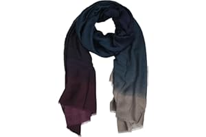 LUMBERJACK Sciarpa da Donna Morbida in Viscosa, Fantasia Sfumata, Elegante e Calda, Con Scatola Regalo