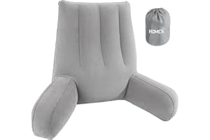 ‎HOMCA HOMCA Lesekissen Aufblasbares Rückenkissen Tragbares Camping Kisse, Lesekissen für Bett Rückenlehne, Stützkissen für Lendenwirbelsäule für Zuhause, Büro, Auto, Reisen