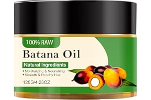 LXITIAN Batana Oil for Hair Organic, Natural Batana Oil from Honduras, 100% Pure Cold-Pressed Batana Essential Oil for Repairs Damaged Hair Hair Growth Prevents Hair Loss Nourishes the Scalp, 4.23 oz