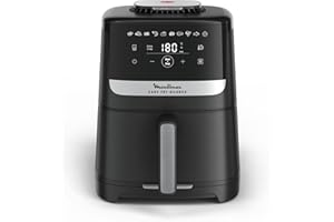 Moulinex Easy Fry Silence, air fryer, 5L, 1,5kg, Technologie Silence, Système Easy Clean & Store, Noir, EZ5528F0