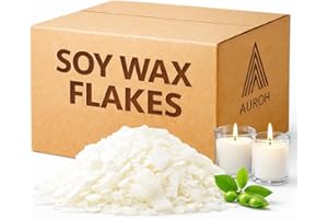 Auroh 5KG Pure Soy Wax for Candle Making - Premium Candle Wax for DIY Projects - Natural and Eco-Friendly SOYA Wax for Arts and Crafts