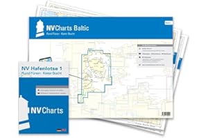 NV CHARTS NV Plano Serie 1 mit App Lizenz - Seekarte Ostsee - Ründ Fünen - Kieler Bucht - mit Schlei, Flensburger Förde und Eckernförder Bucht