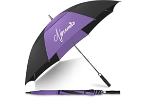 NINEMAX Ombrello Golf Antivento 62/68 Inch Ombrello Golf Grande Apertura Automatica Ombrello Gigante Da Pioggia Doppia Copertura