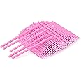 100Pcs Micro Applicators Brushes, Disposable Eyelash Extensions Mascara Wands Brush Micro Brushes