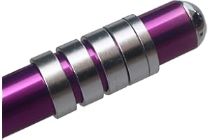 GANOPPER 1 Inch Headset Spacer 5PCS 25.4 Fork Tube Handlebar Stem Spacer Black Silver 2 Colors