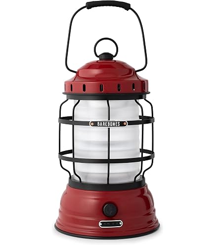 Barebones Beacon Hanging Light – Red, Rechargeable LED Camping