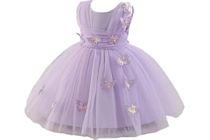 Jydiazi barn baby blomma flicka klänning festlig 3D fjäril prinsessa klänning bröllop födelsedag outfit