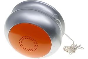 BVC Radio de Ducha, Radio FM Auto scan, Resistencia a Vapor, Altavoz Incorporado, Control de Volumen, Ventosa para Fijar en Pared, Funciona con Pilas, Color Plata y Naranja